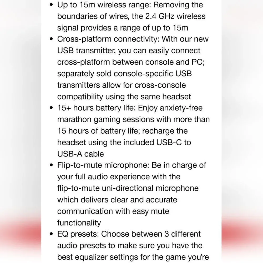 Astro A20 Bluetooth Wireless Gaming Headset for‎ Playstation 4/5